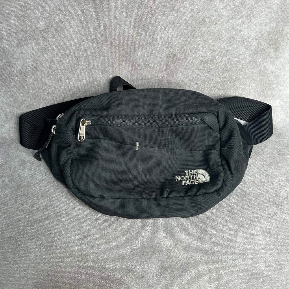 The North Face Black Polyester Waist Pack Fanny Pack Adjustable Strap Bag
